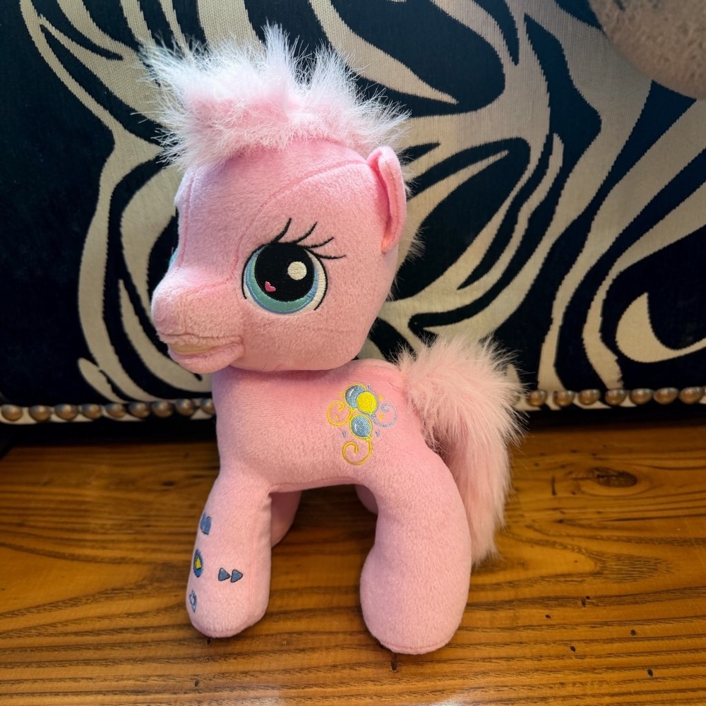 Hasbro My Little Pony Pinkie Pie Musical Plush ML-365 Pink 2010 KIDdesigns G4